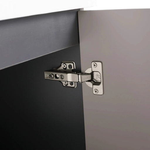 Modern Freestanding Bathroom Vanity with Soft-Close Cabinet Doors in Khaki Plywood, 36-Inch, Excluding Sink Default -DTYStore