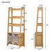 Modern Furniture Style 2 IN 1 Pet Friendly Dog Crate Ladder Bookcase in Ancient Oak MDF and Steel - DTY Store
