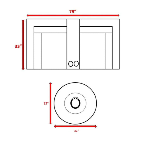 Modern Gray 4-Piece Seating Group with Cushions and Fire Pit in HDPE Wicker Default -DTYStore