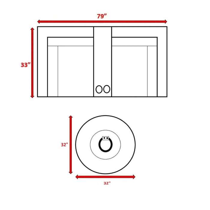 Modern Gray 4-Piece Seating Group with Cushions and Fire Pit in HDPE Wicker Default -DTYStore