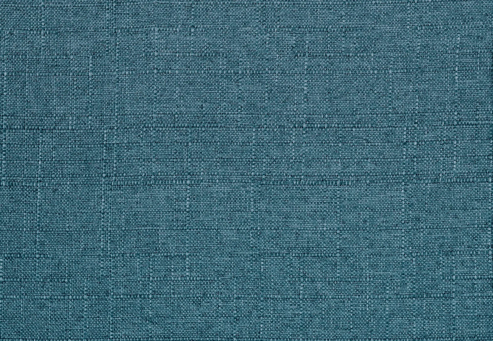 Modern Home Furniture Blue Fabric Upholstered 1pc Accent Chair Cushion Back and Seat Walnut Finish Solid Rubber Wood Furniture Default -DTYStore