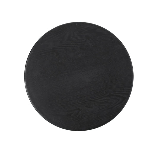 Modern Industrial Counter Stool Set with Swivel Function in Black Wood and Metal, 24.25 Inches Default -DTYStore