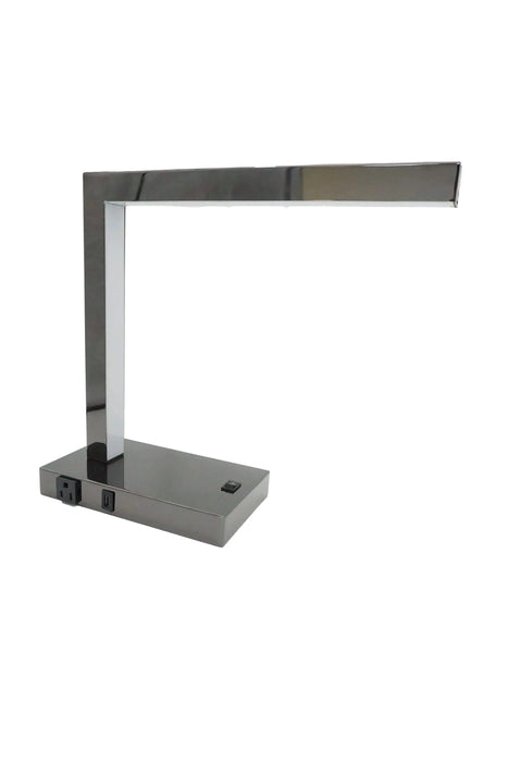 Modern LED Desk Lamp with USB & Power Outlet Default -DTYStore