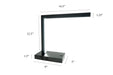 Modern LED Desk Lamp with USB & Power Outlet Default -DTYStore