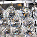 Modern Luxury K9 Crystal French Empire Chandelier Ceiling Light for Dining Room Bedroom 22.05 in Chrome -DTYStore