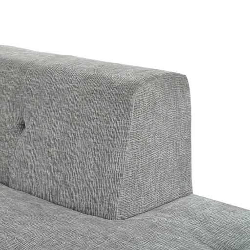 Modern Minimalist L-Shaped Modular Sofa Set Light Gray Chenille 112.2*74' Default -DTYStore