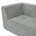 Modern Minimalist L-Shaped Modular Sofa Set Light Gray Chenille 112.2*74' Default -DTYStore