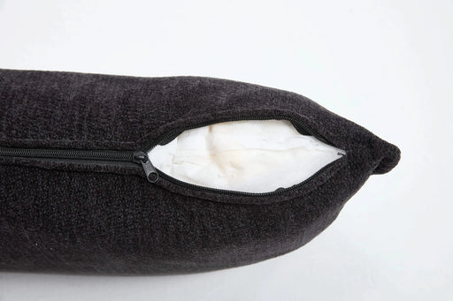 Modern Minimalist Modular Sectional Sofa with Deep Seats and Right Facing Chaise, Black Upholstered Fabric Default -DTYStore