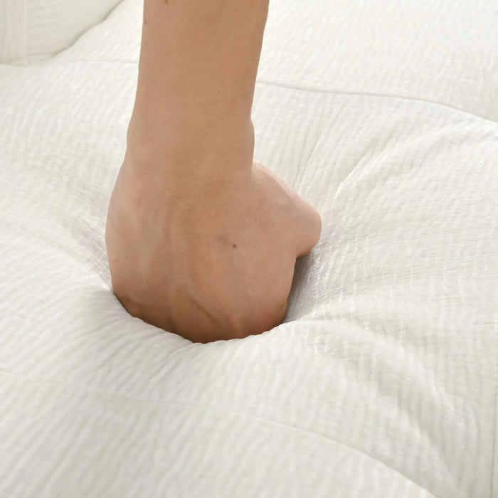 Modern Minimalist Modular Sofa Set with Upholstered Chenille, L-Shaped, Beige, 112.2*74 Inches Default -DTYStore