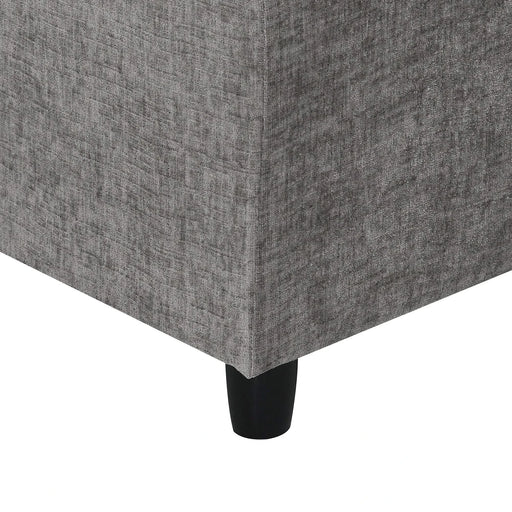 Modern Modular Cloud Sofa Bed with Ottoman, Convertible U Shaped Sleeper, Chenille, 130*65 Inches Default -DTYStore