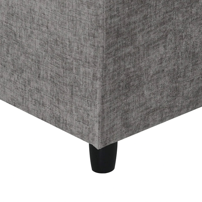 Modern Modular Cloud Sofa Bed with Ottoman, Convertible U Shaped Sleeper, Chenille, 130*65 Inches Default -DTYStore