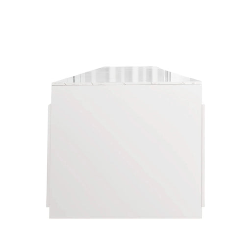 Modern Multifunctional Extendable Dining Table with Outlet, Space Saving Expanding Table with Storage for Party, Weddings, Meetings, Celebrations Default -DTYStore