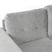 Modern Sectional Sofa with Storage Ottoman, L-Shape Couch with 2 Pillows and Cup Holders, Gray Velvet, 105 inch Default -DTYStore