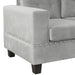 Modern Sectional Sofa with Storage Ottoman, L-Shape Couch with 2 Pillows and Cup Holders, Gray Velvet, 105 inch Default -DTYStore
