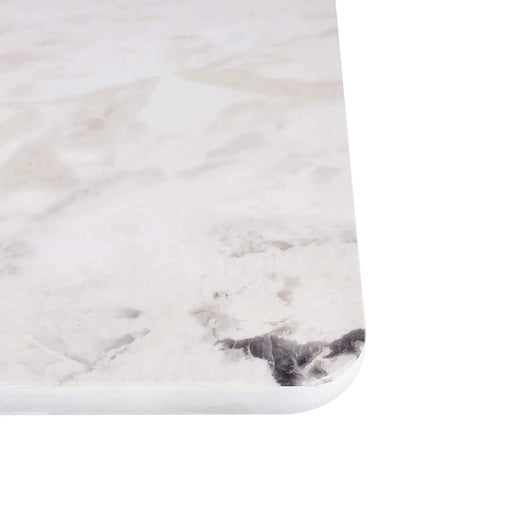 Modern Simple Glossy White Rectangular Counter Bar Table MDF 47.24 x 18.11 x 29.52 Inches Default -DTYStore