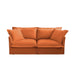 Modern Slipcovered Sofa Couch for Living Room, Chenille Deep Seat with Detachable Cover Orange -DTYStore
