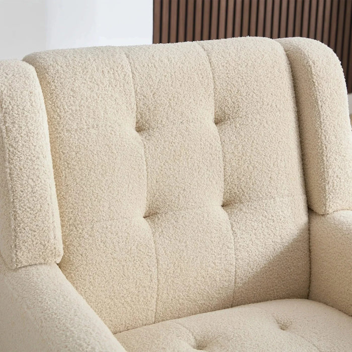 Modern Soft Ergonomic Accent Chair Living Room Bedroom Home Chair for Indoor Use -DTYStore