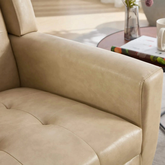 Modern Soft Ergonomic Accent Chair Living Room Bedroom Home Chair for Indoor Use -DTYStore