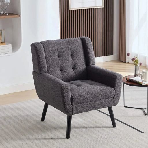 Modern Soft Ergonomic Accent Chair Living Room Bedroom Home Chair for Indoor Use -DTYStore