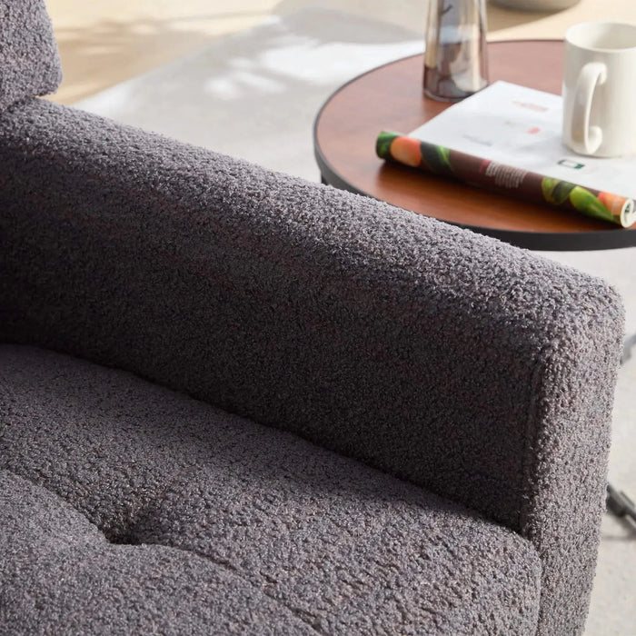 Modern Soft Ergonomic Accent Chair Living Room Bedroom Home Chair for Indoor Use -DTYStore