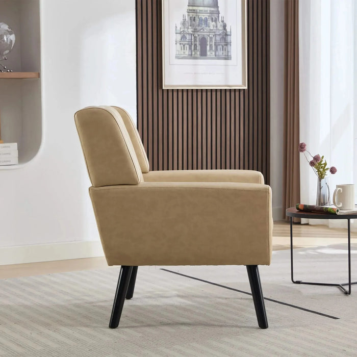 Modern Soft Ergonomic Accent Chair Living Room Bedroom Home Chair for Indoor Use -DTYStore