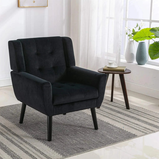 Modern Soft Ergonomic Accent Chair Living Room Bedroom Home Chair for Indoor Use -DTYStore