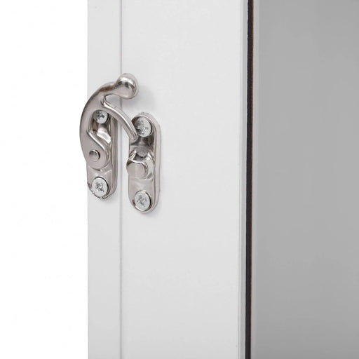 Modern Style 2-in-1 Pet Friendly Dog Crate Kitchen Island End Table Natural White MDF Metal Pine Default -DTYStore