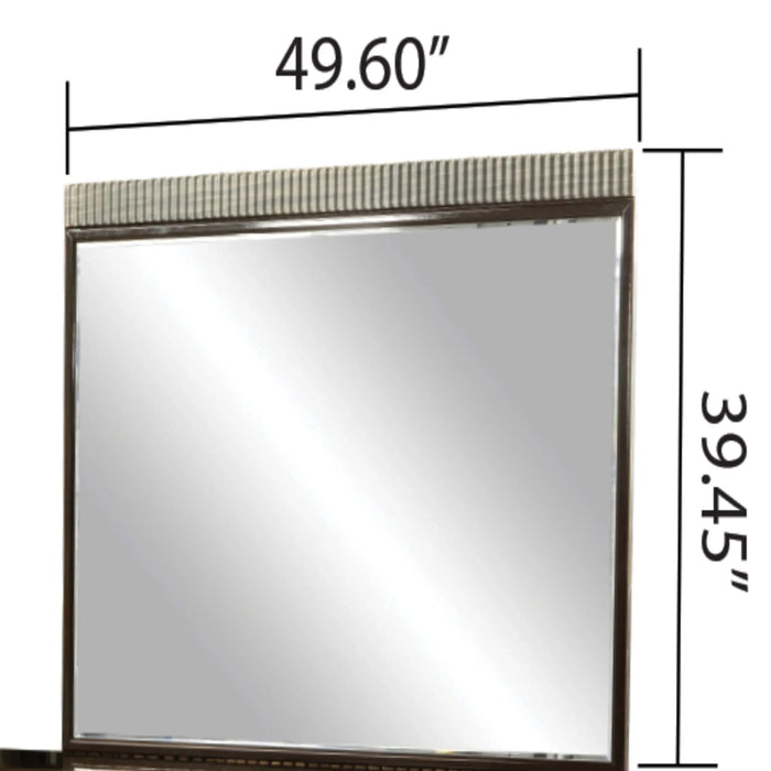 Modern Style 4 Pc Queen Bedroom Set Made with Wood in Brown Default -DTYStore