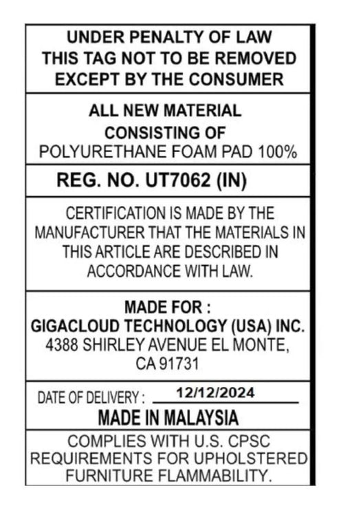 Modern Style 6-Piece Wood Dining Table Set with Half Round Legs, Gray, Rubber Wood, Spacious Design Default -DTYStore