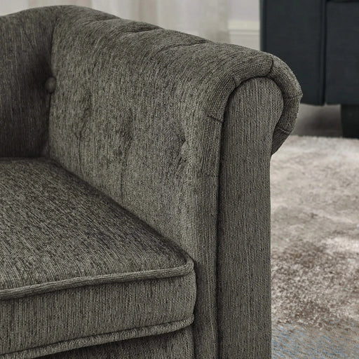 Modern Style Elegant Rectangle Pet Bed for Small and Medium Dogs, Durable Elevated Dog Sofa, Dark Grey Foam Default -DTYStore