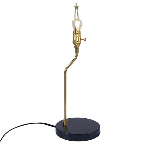 Modern Stylish Desk Lamp for Bedside and Table Use, Black and Gold Finish ,Metal, 110120V Default -DTYStore