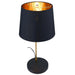 Modern Stylish Desk Lamp for Bedside and Table Use, Black and Gold Finish ,Metal, 110120V Default -DTYStore