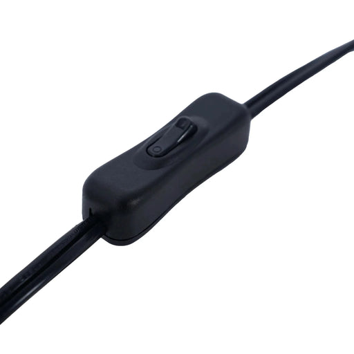 Modern Stylish Desk Lamp with Gold and White Drum Shade and Black Marble Base Default -DTYStore