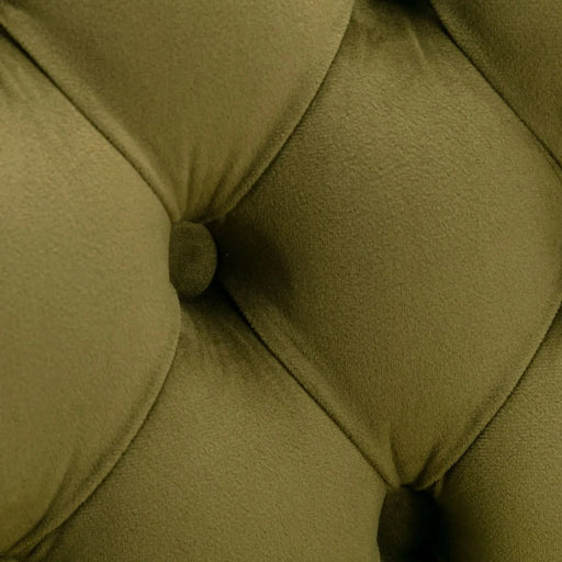 Modern Swivel Velvet Barstools with Adjustable Seat Height and Chrome Base, Olive Green, Set of 2 Default -DTYStore