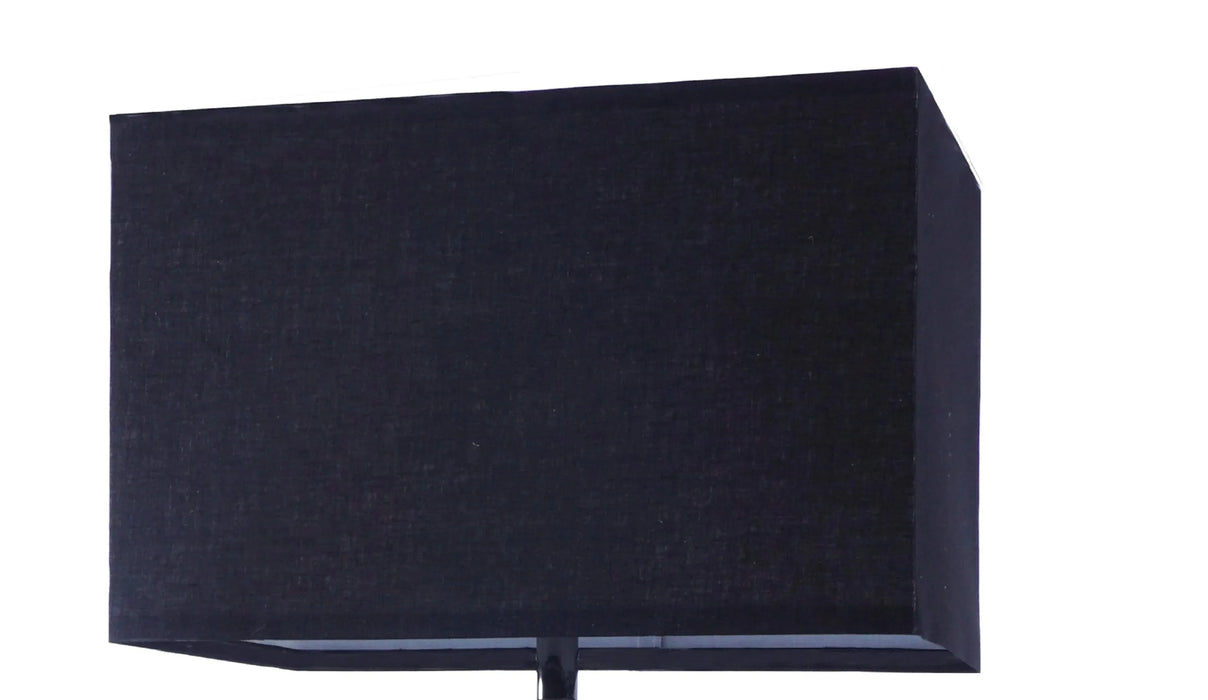 Modern Unique Glass Bubble Column Clean Rectangular Shade 1pc Lamp Ambient Glow Black Nickel LED Default -DTYStore