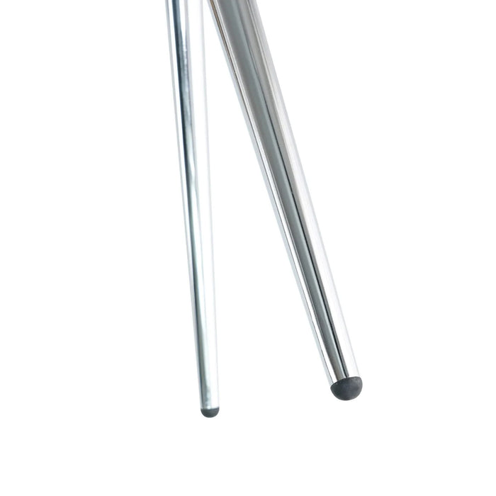 Modern Velvet Black Dining Chair with Chrome Metal Legs for Home and Office - Set of 4 Default -DTYStore