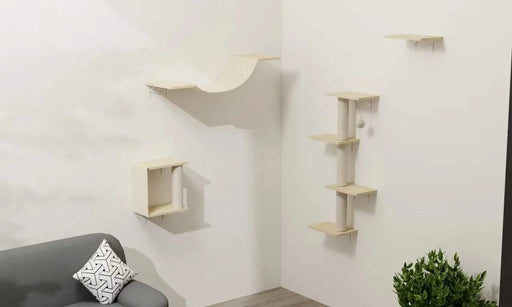 Modern Wall-Mounted Cat Furniture - 4pcs Default -DTYStore