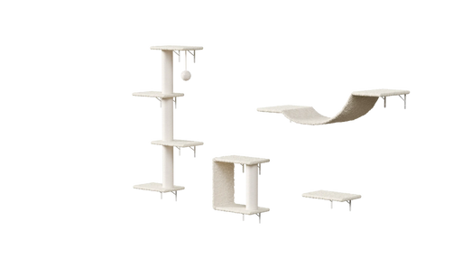 Modern Wall-Mounted Cat Furniture - 4pcs Default -DTYStore
