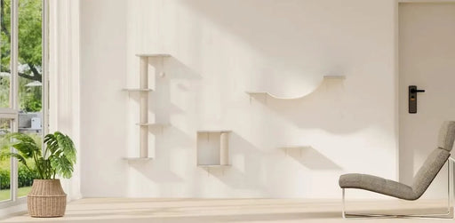 Modern Wall-Mounted Cat Furniture - 4pcs Default -DTYStore