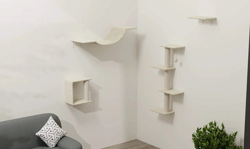 Modern Wall-Mounted Cat Furniture - 4pcs Default -DTYStore
