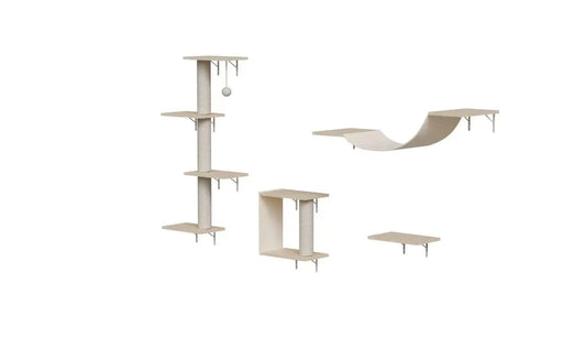 Modern Wall-Mounted Cat Furniture - 4pcs Default -DTYStore