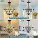 Modern White Solid Wood Chandeliers Default -DTYStore