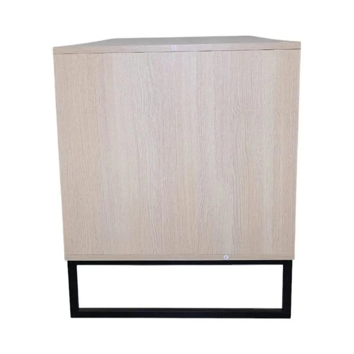 Modern Wooden Cat House with Scratching Mat - 47.64' x 21.46' x 25.98', 76.4 lbs Default -DTYStore