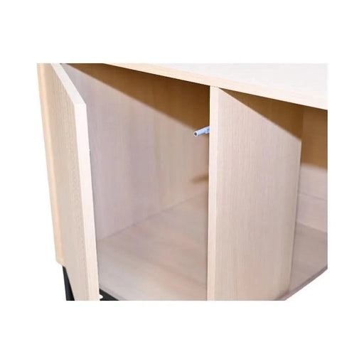 Modern Wooden Cat House with Scratching Mat - 47.64' x 21.46' x 25.98', 76.4 lbs Default -DTYStore