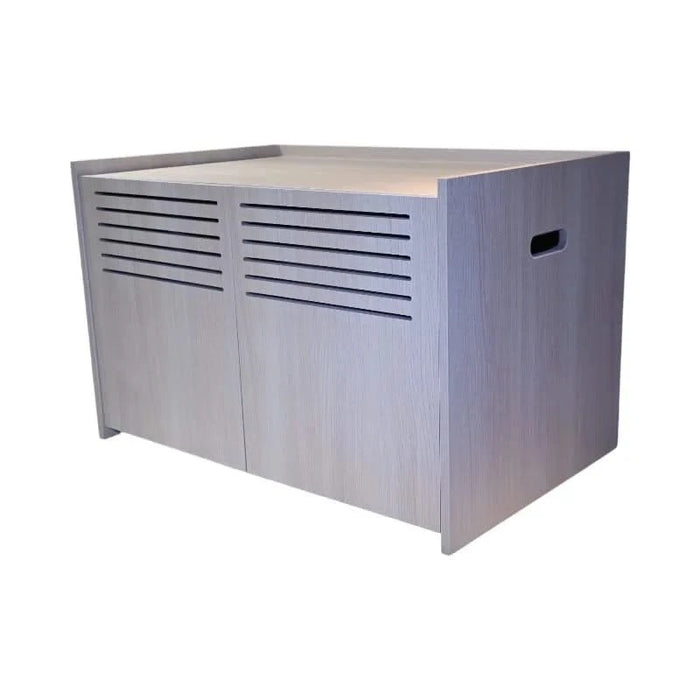 Modern Wooden Cat House with Scratching Pad , Cat Litter Box Enclosure, Spacious Hidden Cat Litter Box -33.46' x 21.06' x 21' , 45.87 lbs Default -DTYStore