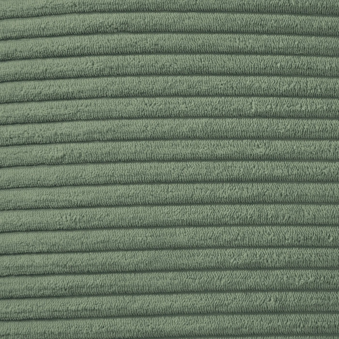 Modern corduroy modular section sofa, U-shaped convertible L-shaped sofa set with pillow, oversized sectional sofa with footstool, suitable for living room, attic, apartment, Olive Green 6 seat Default -DTYStore