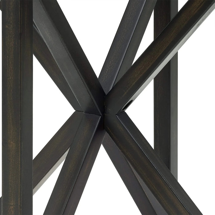 Modern simple glass coffee table, tempered glass coffee table solid wood base round transparent glass top modern living room terrace study coffee table Default -DTYStore