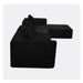 Modular Sectional Sofa Black Couches 4 Seat Modular Foam Sectional Couches for Living Room with 2 Ottoman, Cloud Couch with Oversized Chaise Default -DTYStore