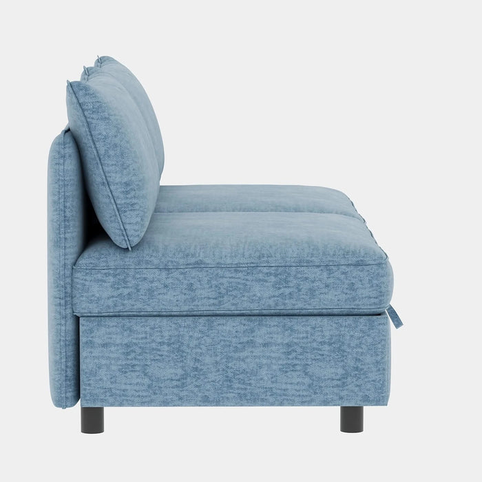 Modular Sectional Sofa, Convertible Sofa Seat With Storage, Sleeper Sectional Sofa Set, Fabric Flexible Modular Combinations for Living Room Default -DTYStore