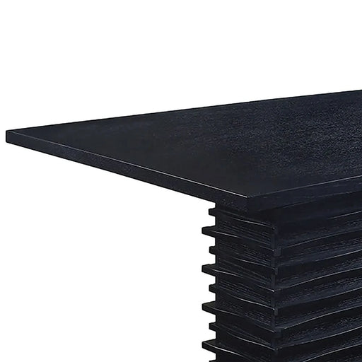 Monette Black Rectangle Dining Table Default -DTYStore